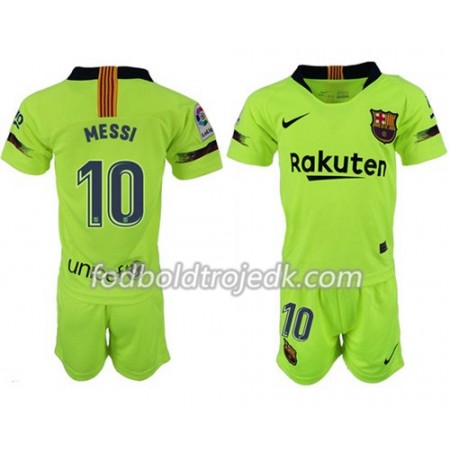 FC Barcelona MESSI 10 Børn Udebane 2018/19 - Fodboldtrøjer(S/S)